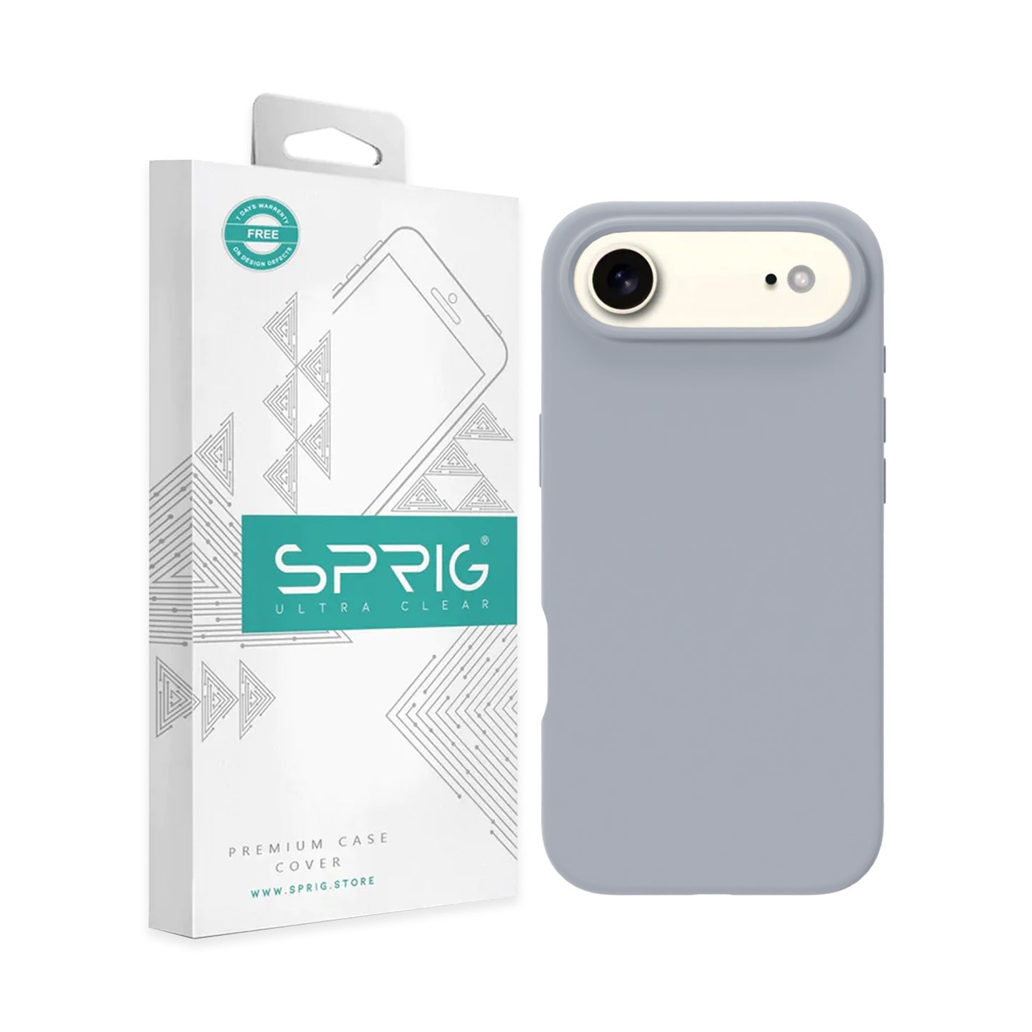 SilkMag (Liquid Silicone Magsafe)-Blue Grey