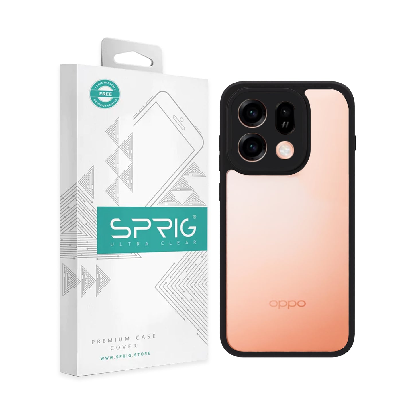 EdgeTone (TPU PC)-Black Transparent