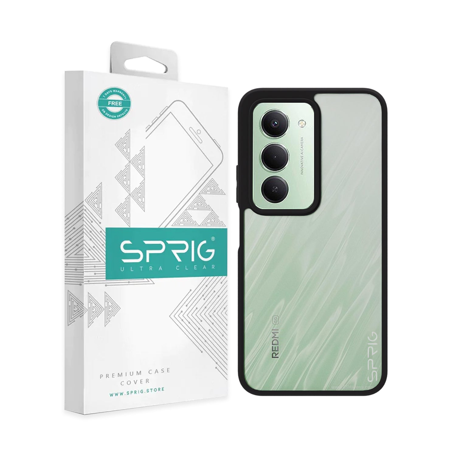 EdgeTone (TPU PC)-Black Transparent-OC