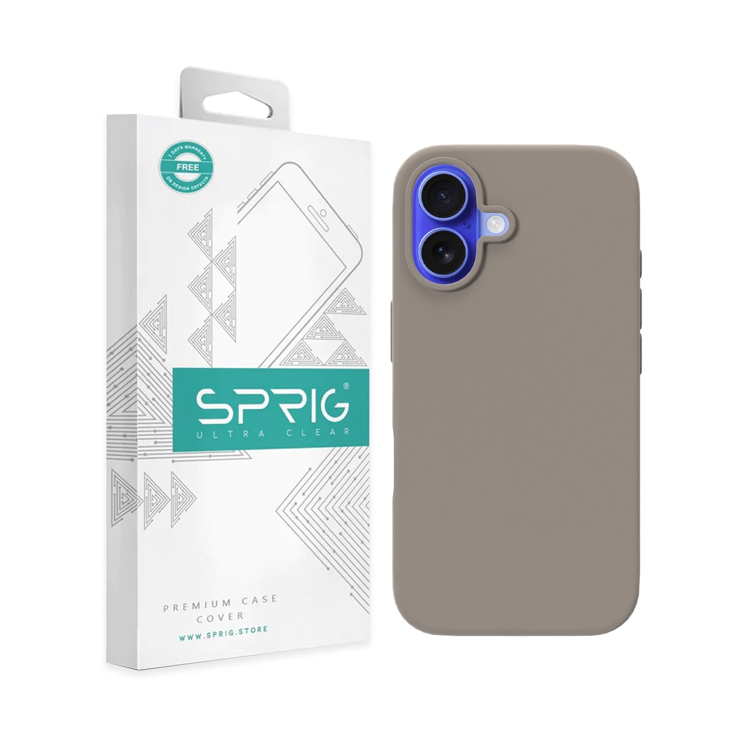 SilkMag (Liquid Silicone Magsafe)-Light Brown