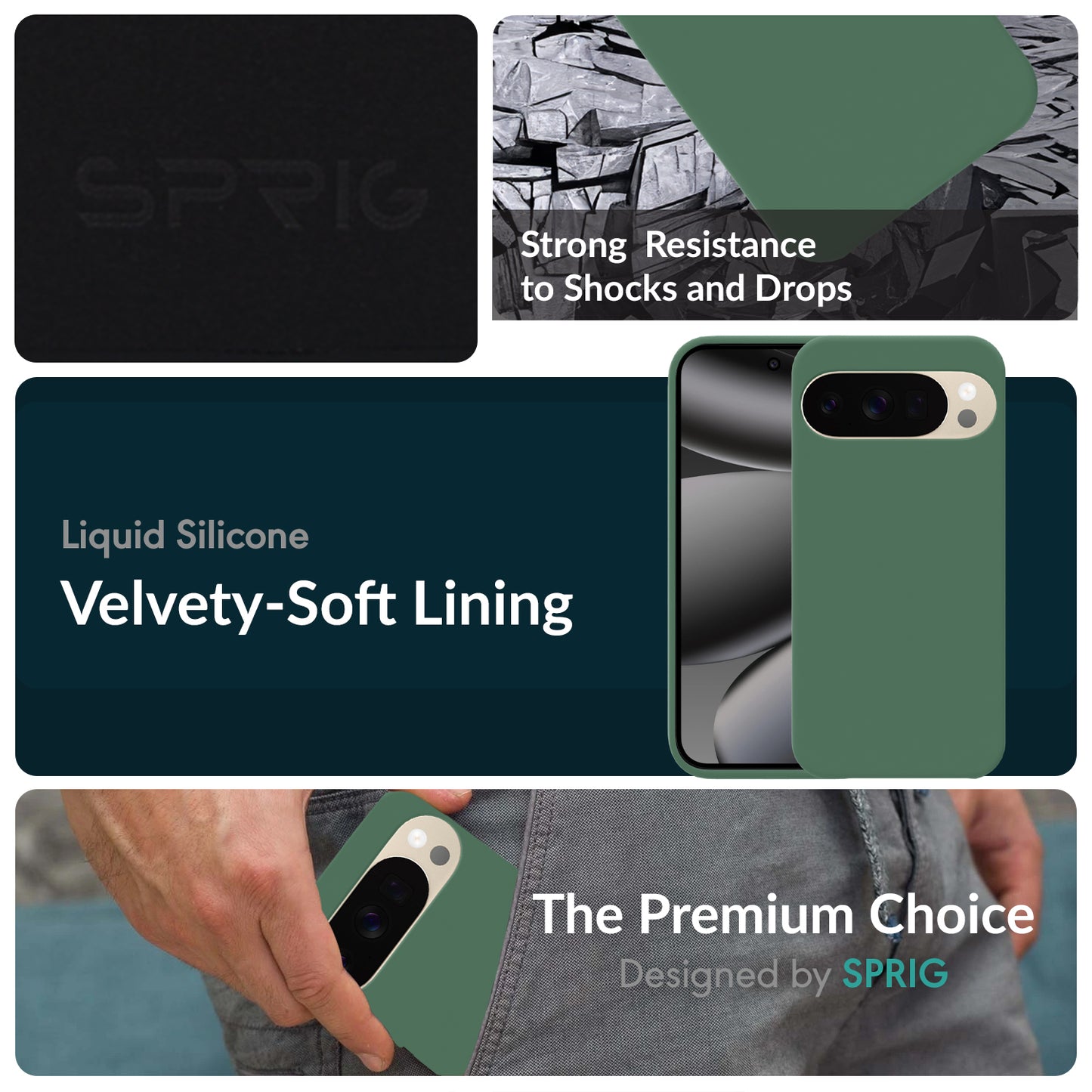 SilkMag-Forest Green