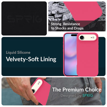 SilkMag (Liquid Silicone Magsafe)-Light Red