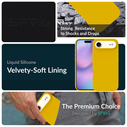 SilkMag (Liquid Silicone Magsafe)-Light Gold