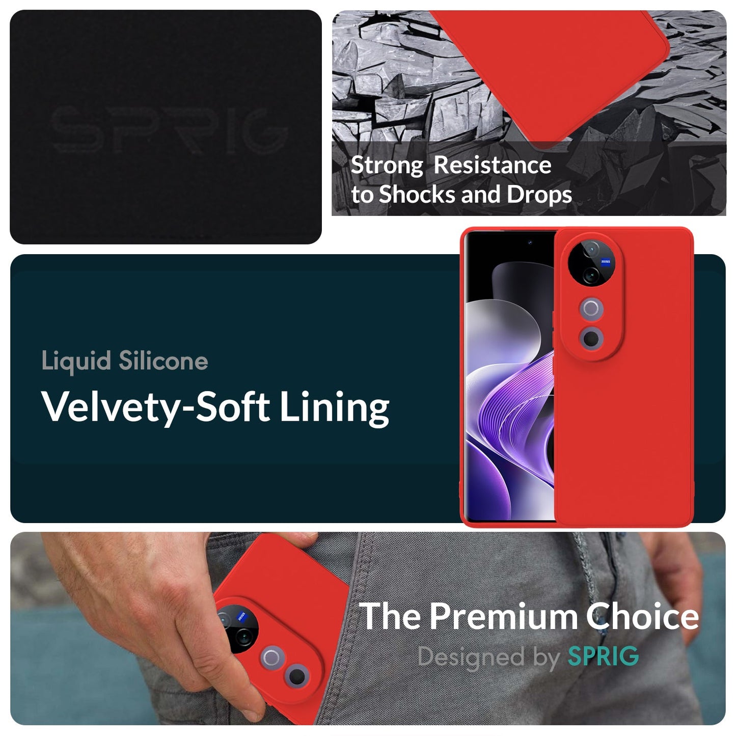 FlexTone (TPU Matte)-Red