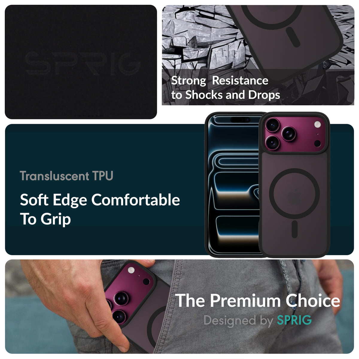 MistMag (Translucent Magsafe)-Black