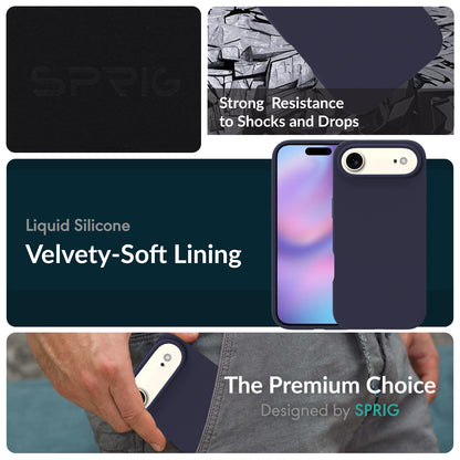 SilkMag (Liquid Silicone Magsafe)-Midnight Blue