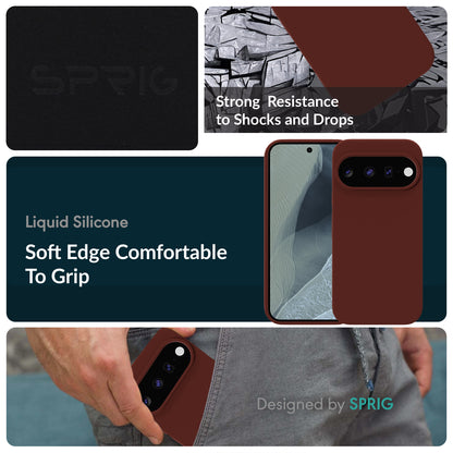 SilkMag (Liquid Silicone Magsafe)-Dark Brown