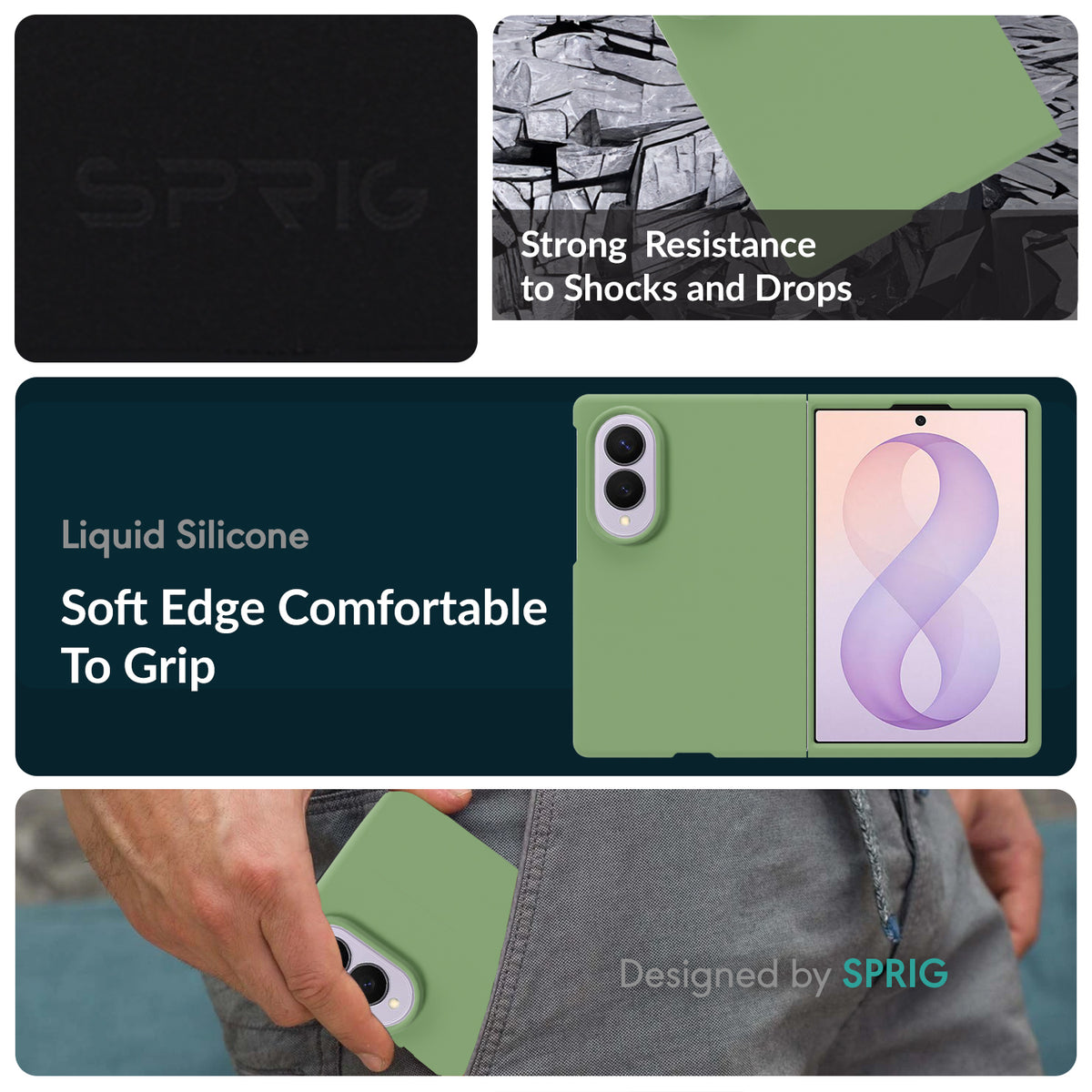SilkMag (Liquid Silicone Magsafe)-Mint Green