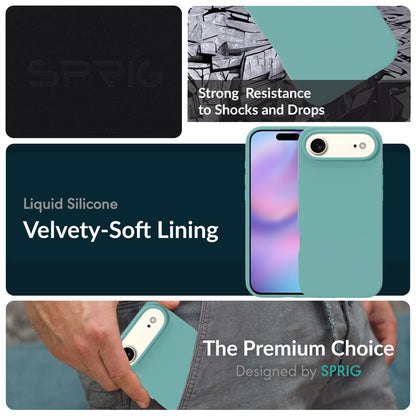 SilkMag (Liquid Silicone Magsafe)-Ice Blue