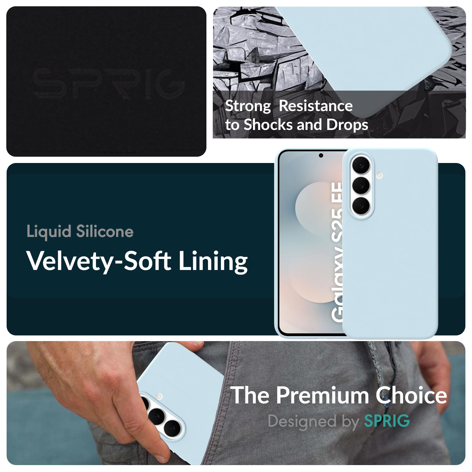 SilkMag (Liquid Silicon Magsafe)-Light Blue