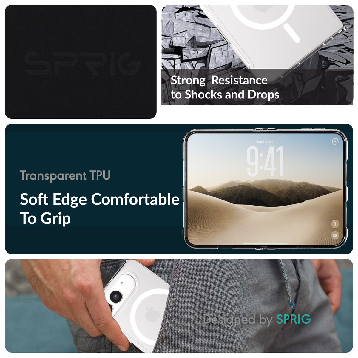 FusionMag (TPU PC Magsafe)-Transparent