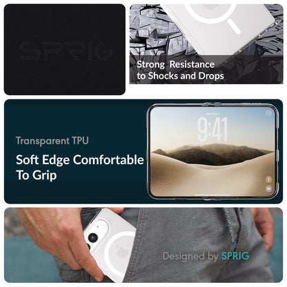 FusionMag (TPU PC Magsafe)-Transparent