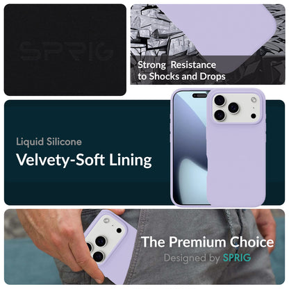 SilkMag (Liquid Silicone Magsafe)-Light Purple