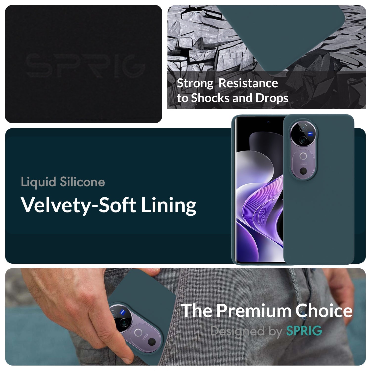 SilkTone (Liquid Silicone)-Stone Blue