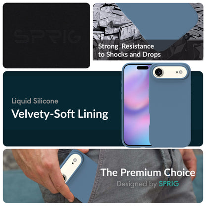 SilkMag (Liquid Silicone Magsafe)-Denim Blue