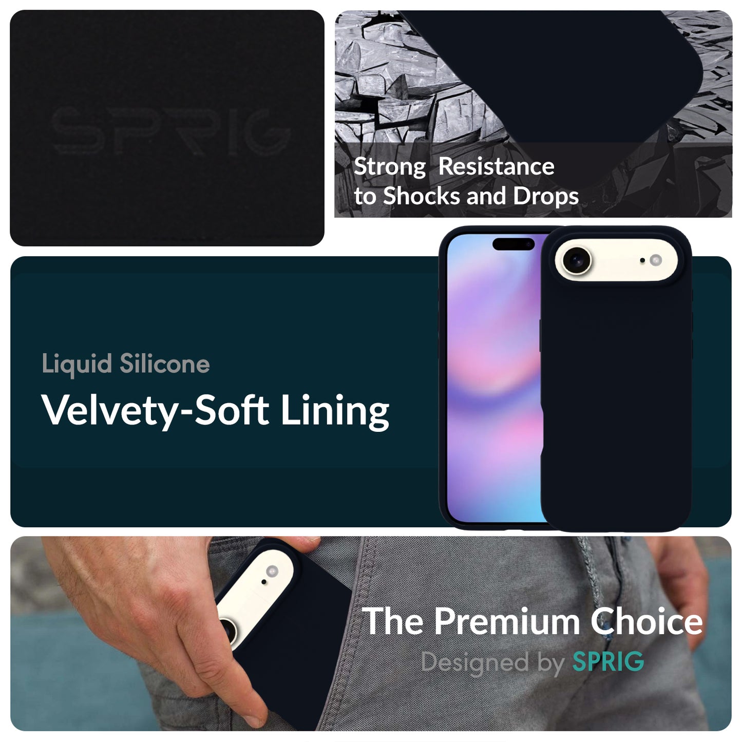 SilkMag (Liquid Silicone Magsafe)-Light Royal Blue