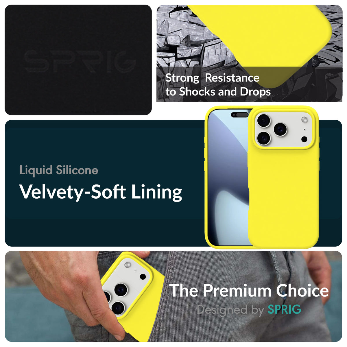 SilkMag (Liquid Silicone Magsafe)-Shining Yellow