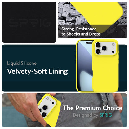SilkMag (Liquid Silicone Magsafe)-Shining Yellow
