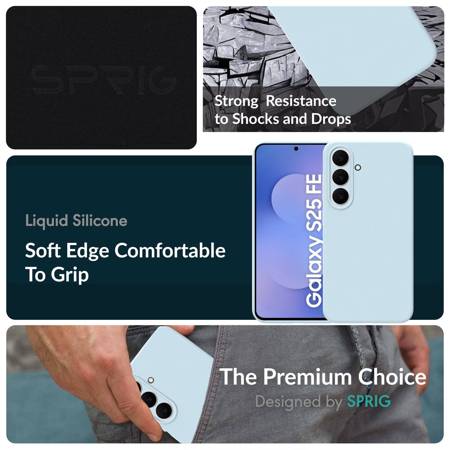 SilkMag (Liquid Silicon Magsafe)-Light Blue