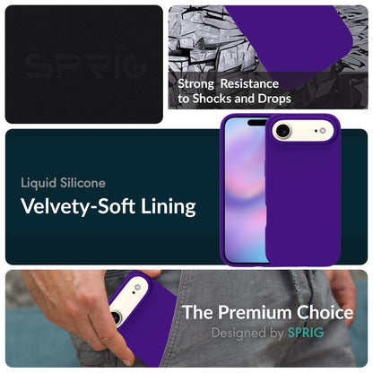 SilkMag (Liquid Silicone Magsafe)-Dark Violet