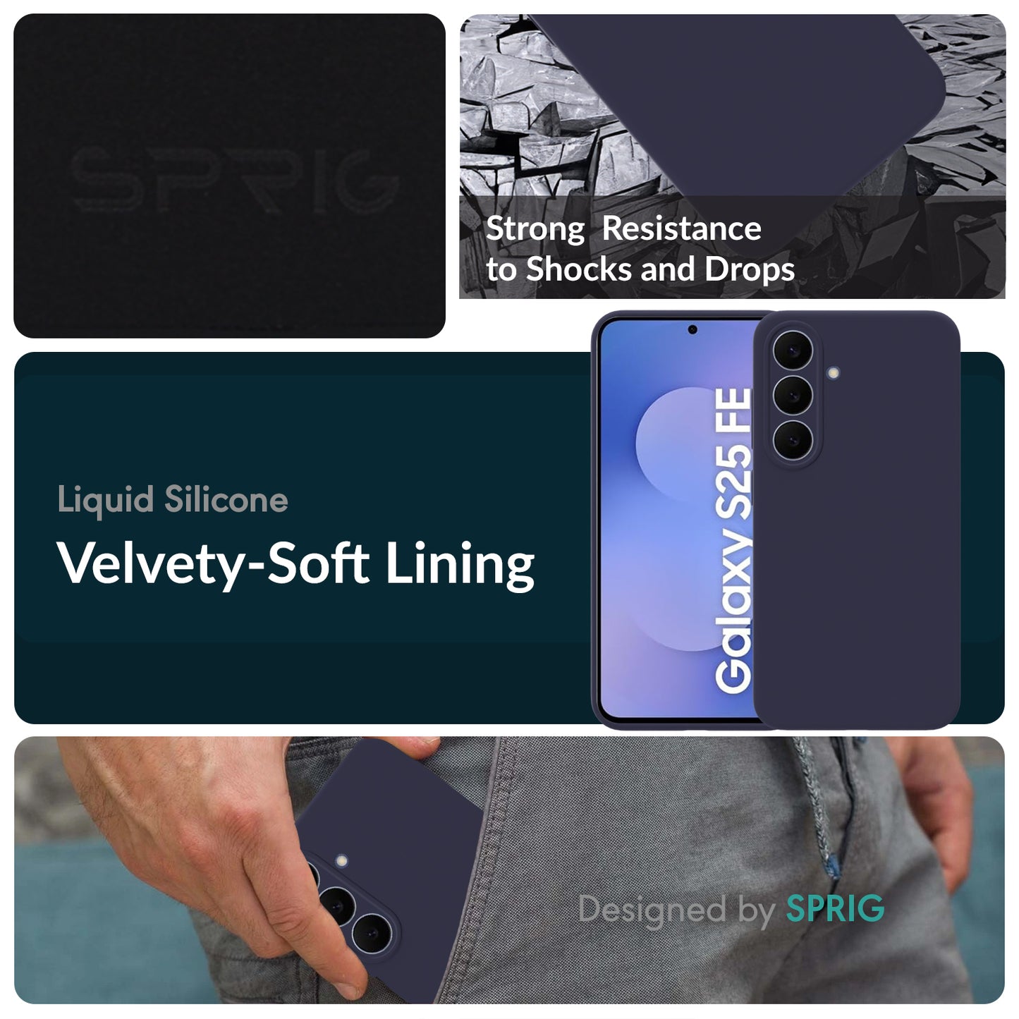 SilkMag (Liquid Silicon Magsafe)-Midnight Blue