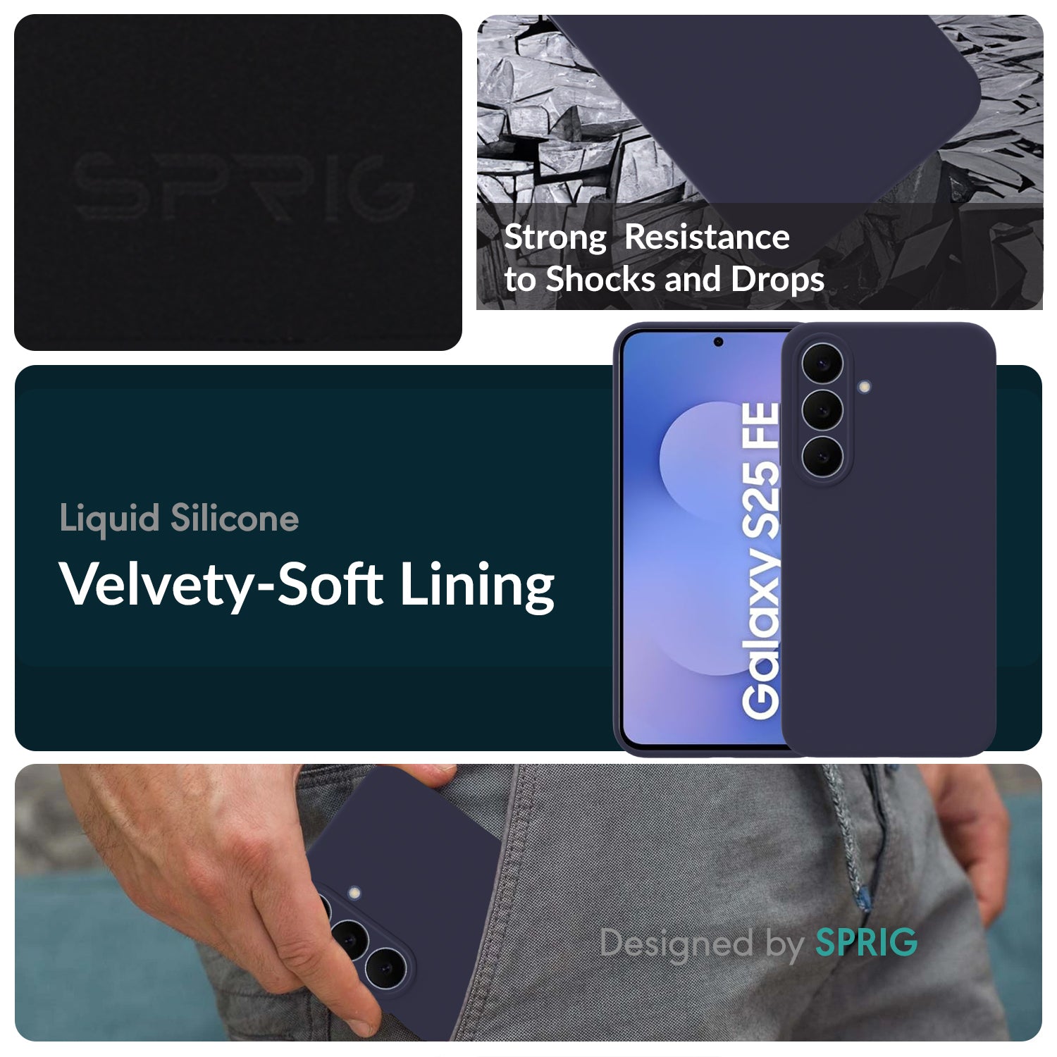 SilkMag (Liquid Silicon Magsafe)-Midnight Blue