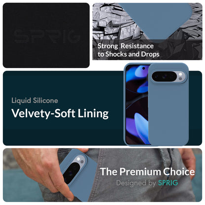 SilkMag (Liquid Silicone Magsafe)-Denim Blue