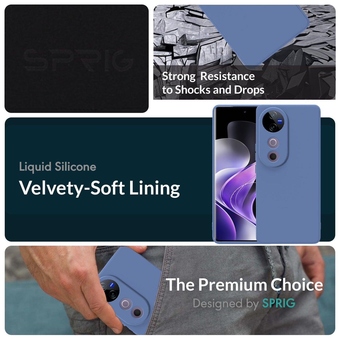 FlexTone (TPU Matte)-Lavender Grey