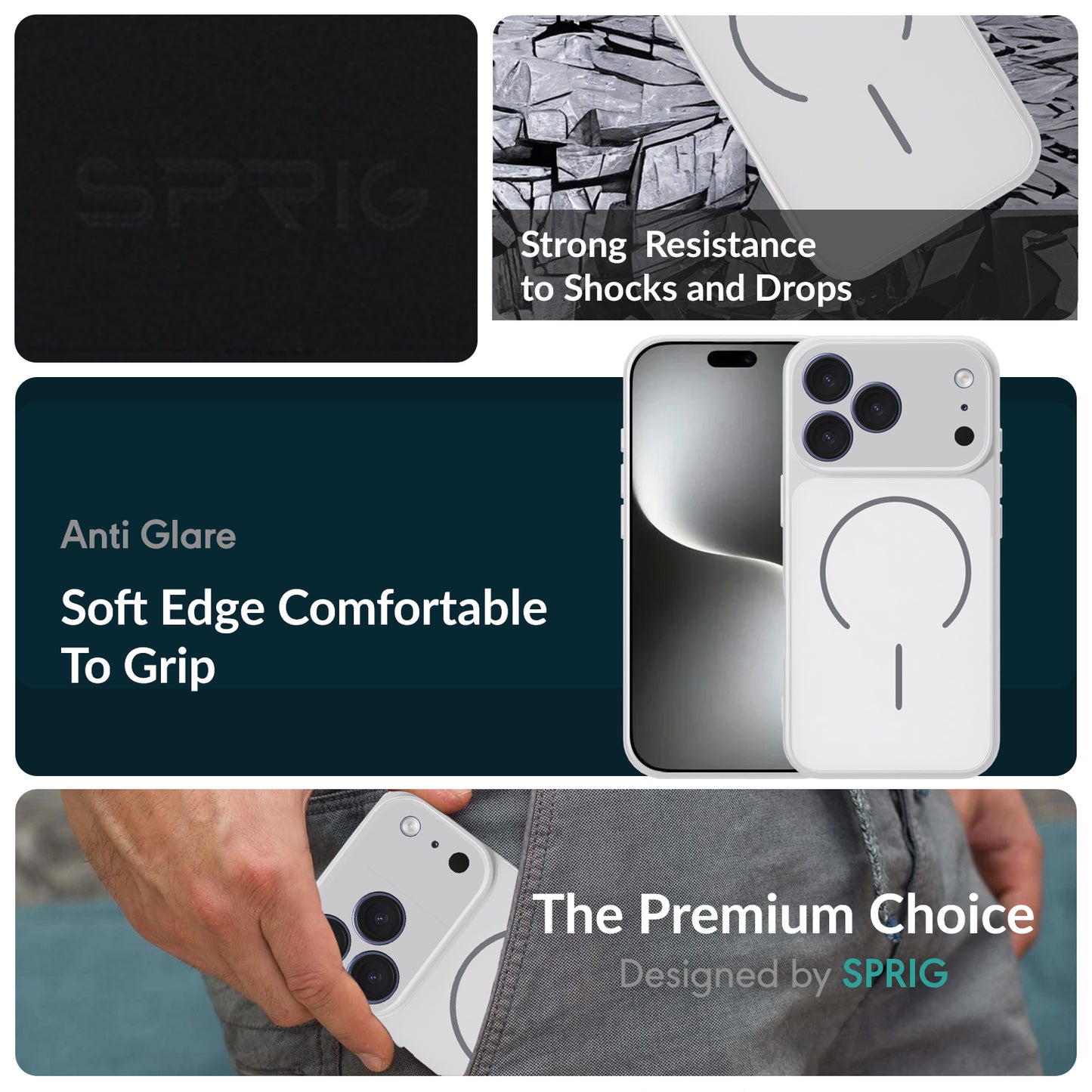 AntiGlareMag (PC Magsafe)-White