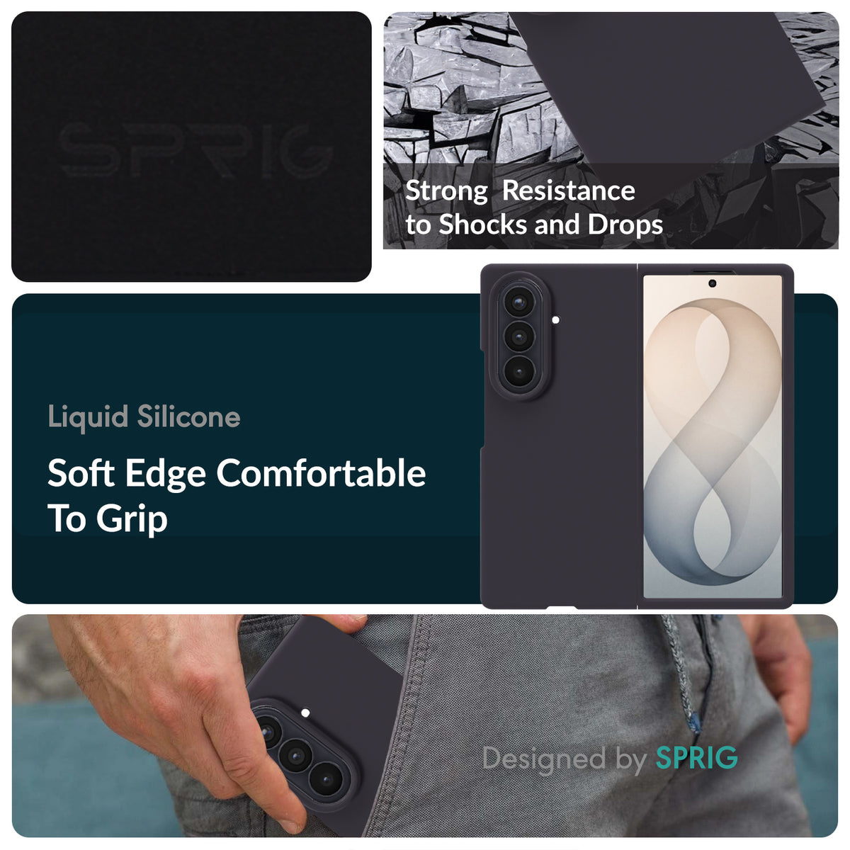 SilkMag (Liquid Silicone Magsafe)-Charcoal Grey