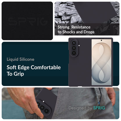 SilkMag (Liquid Silicone Magsafe)-Charcoal Grey