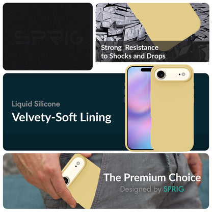 SilkMag (Liquid Silicone Magsafe)-Light Yellow