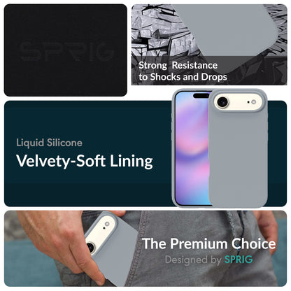 SilkMag (Liquid Silicone Magsafe)-Pastel Blue