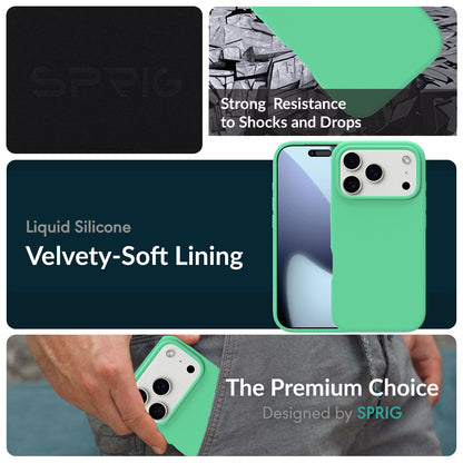SilkMag (Liquid Silicone Magsafe)-Pastel Green