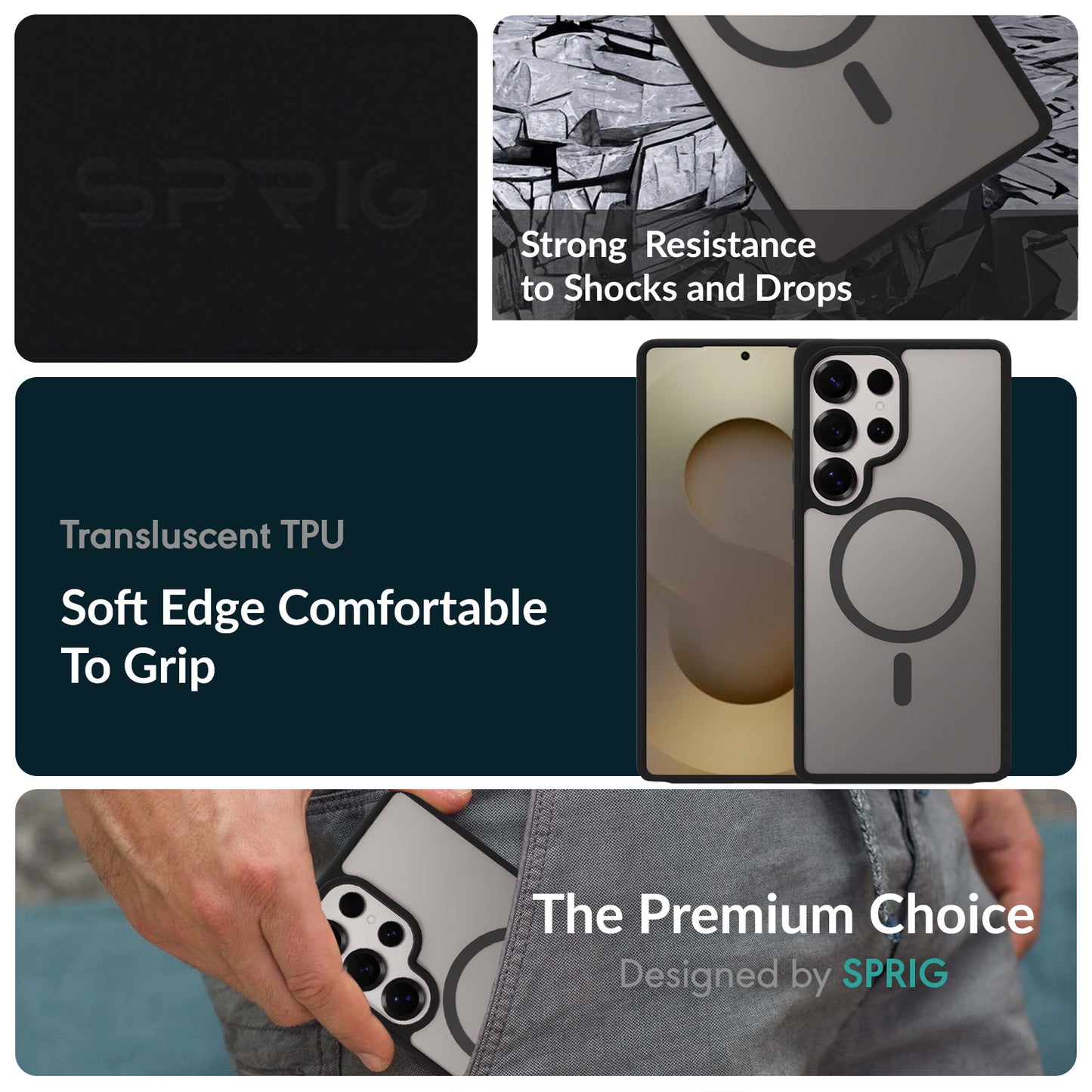 MistMag (Translucent Magsafe)-Black