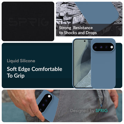 SilkMag (Liquid Silicone Magsafe)-Denim Blue