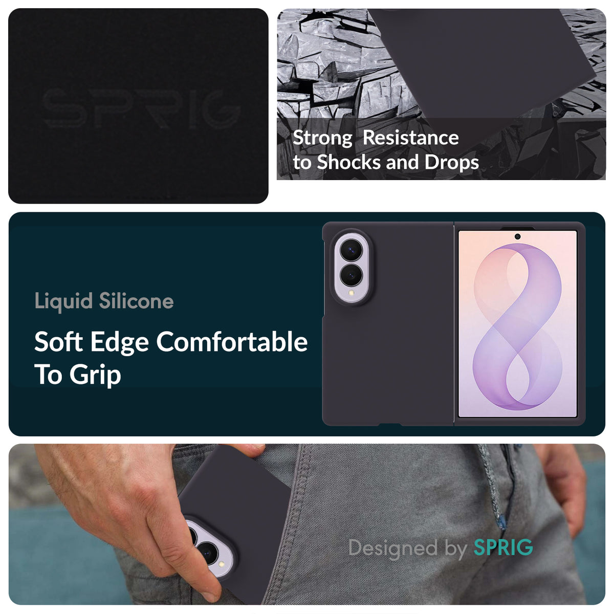 SilkMag (Liquid Silicone Magsafe)-Charcoal Grey