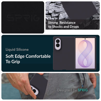 SilkMag (Liquid Silicone Magsafe)-Charcoal Grey