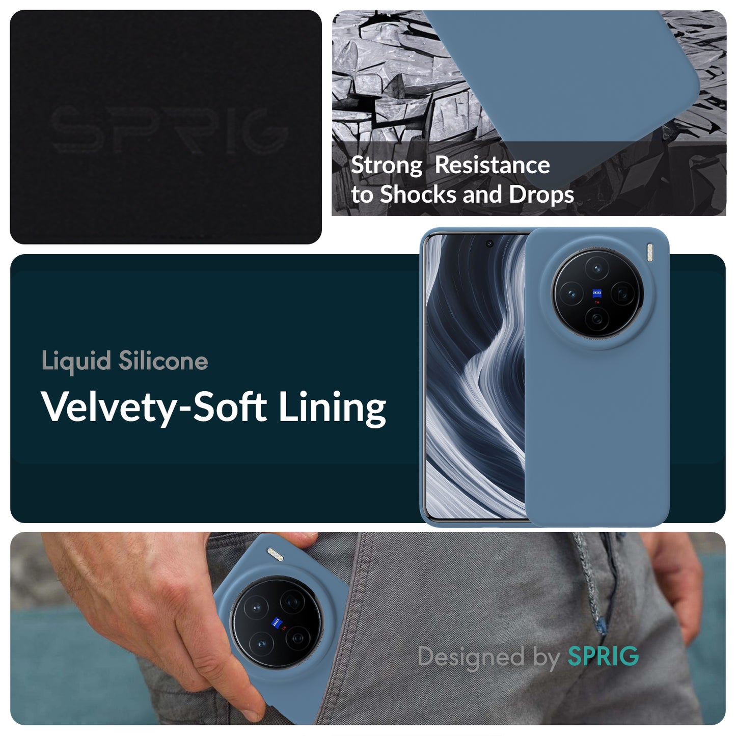 SilkTone (Liquid Silicone)-Denim Blue