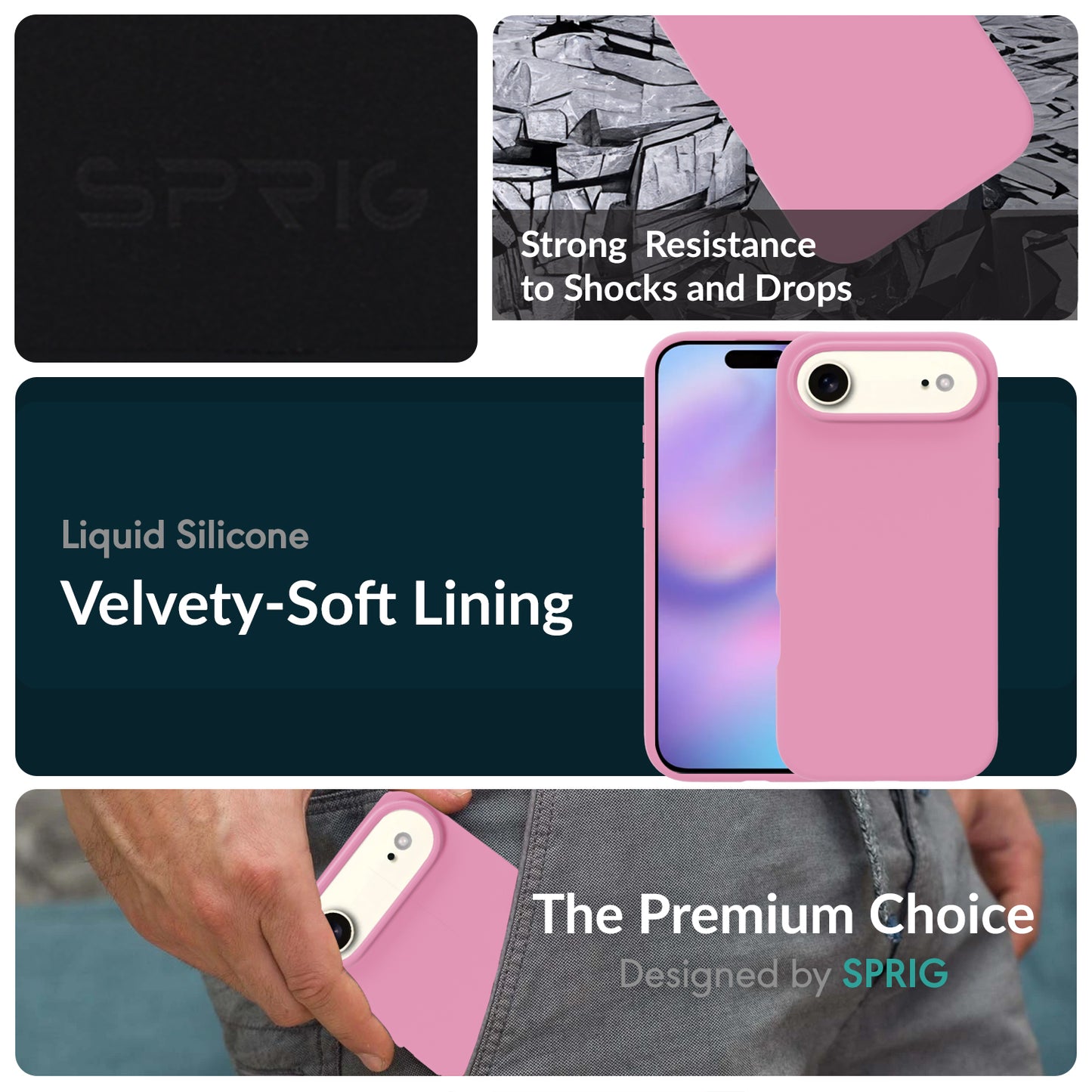 SilkMag (Liquid Silicone Magsafe)-Rose Pink