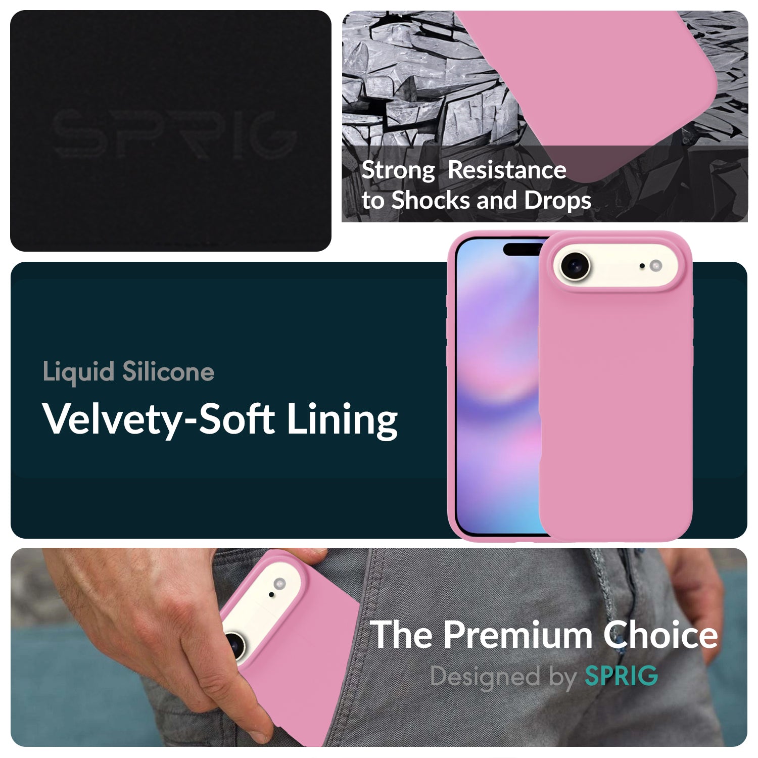 SilkMag (Liquid Silicone Magsafe)-Rose Pink