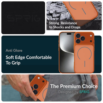 AntiGlareMag (PC Magsafe)-Orange