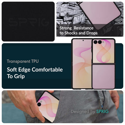 EdgeTone (TPU PC)-Black Transparent