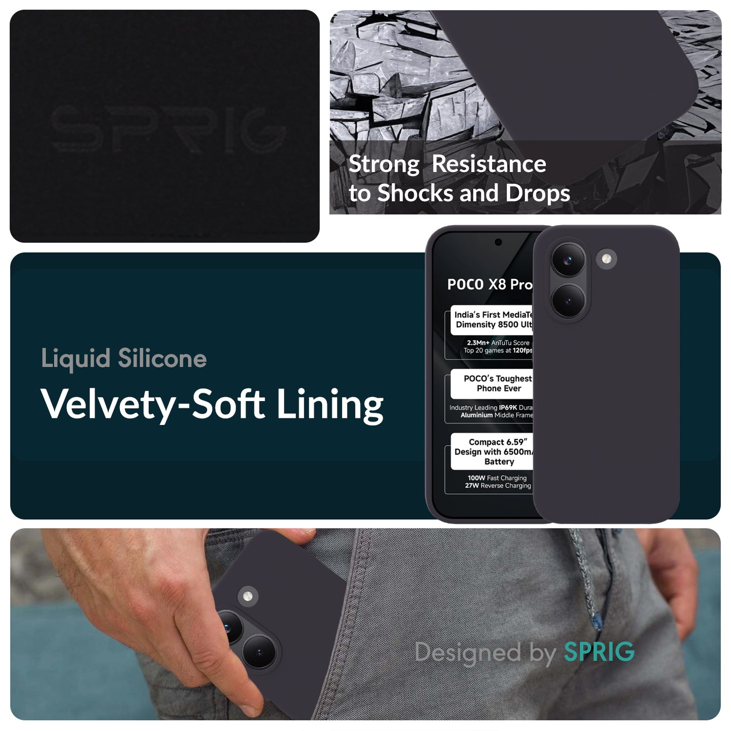 SilkTone (Liquid Silicone)-CharCoal Grey