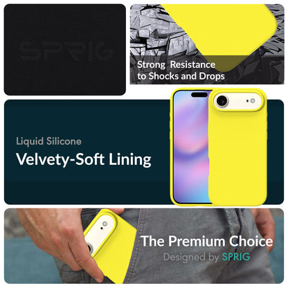 SilkMag (Liquid Silicone Magsafe)-Shining Yellow