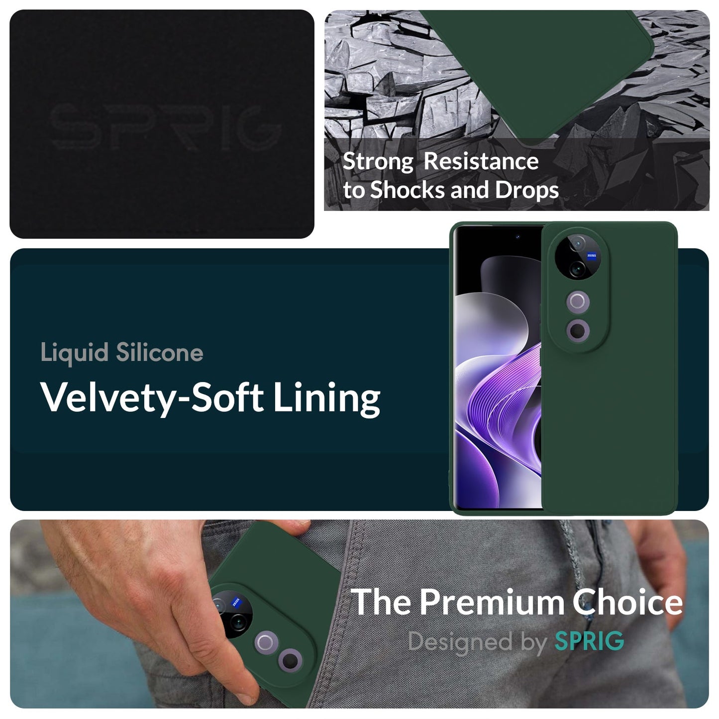 FlexTone (TPU Matte)-Dark Green