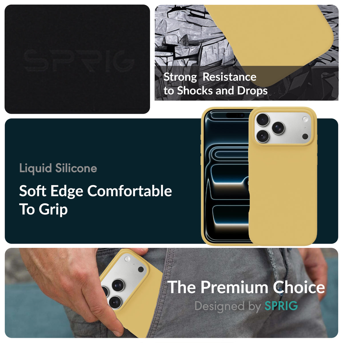 SilkMag (Liquid Silicone Magsafe)-Lemon Yellow