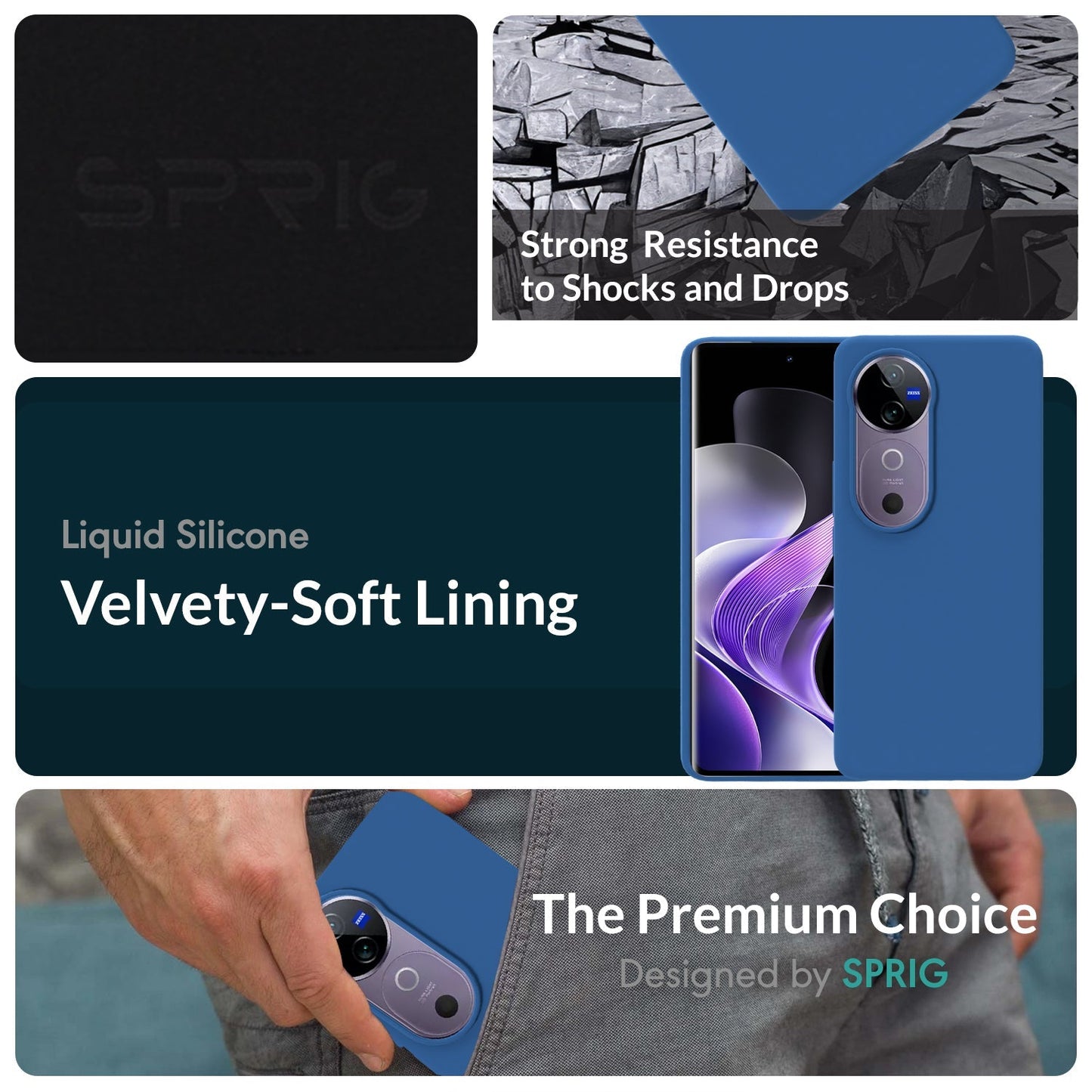 SilkTone (Liquid Silicone)-Navy Blue