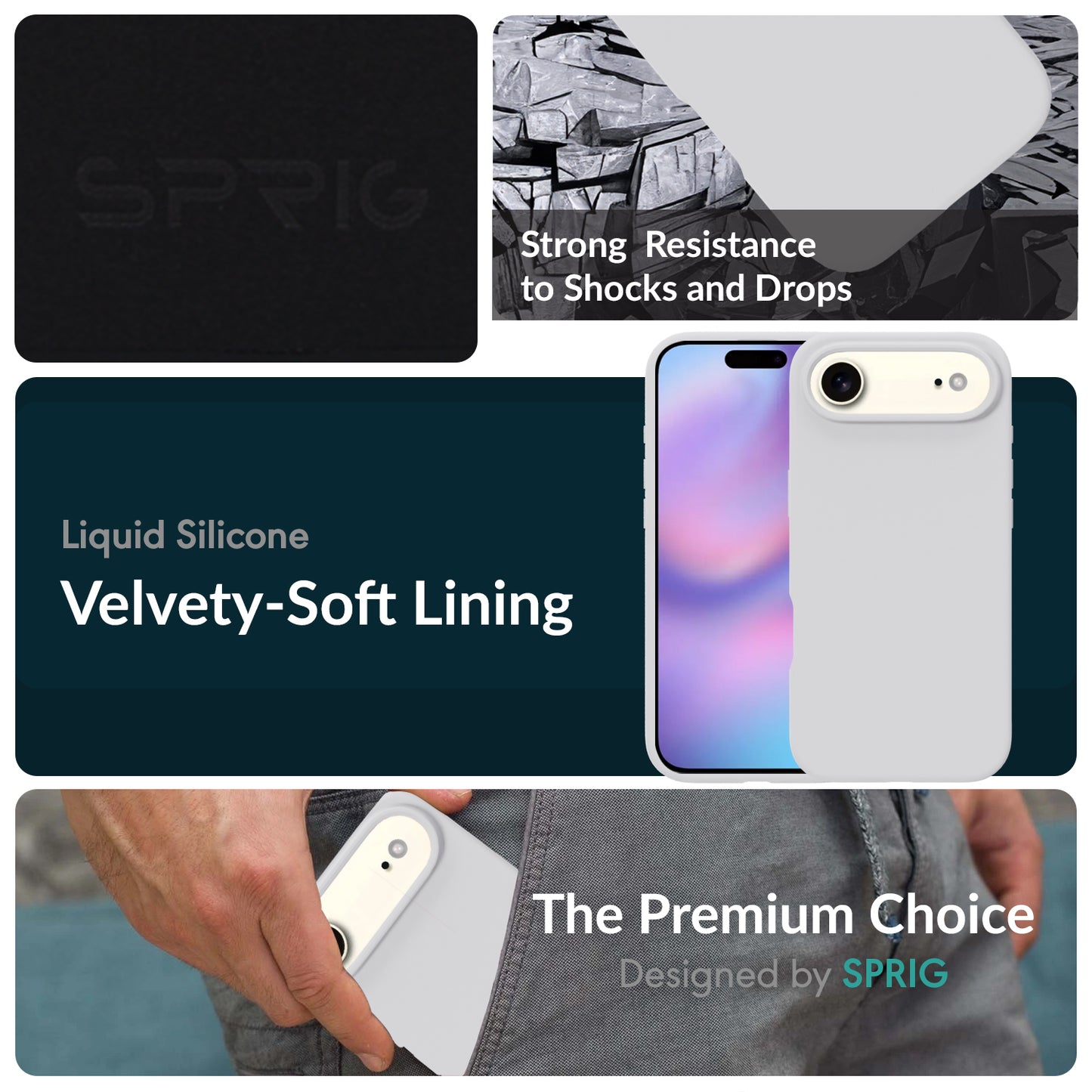 SilkMag (Liquid Silicone Magsafe)-White