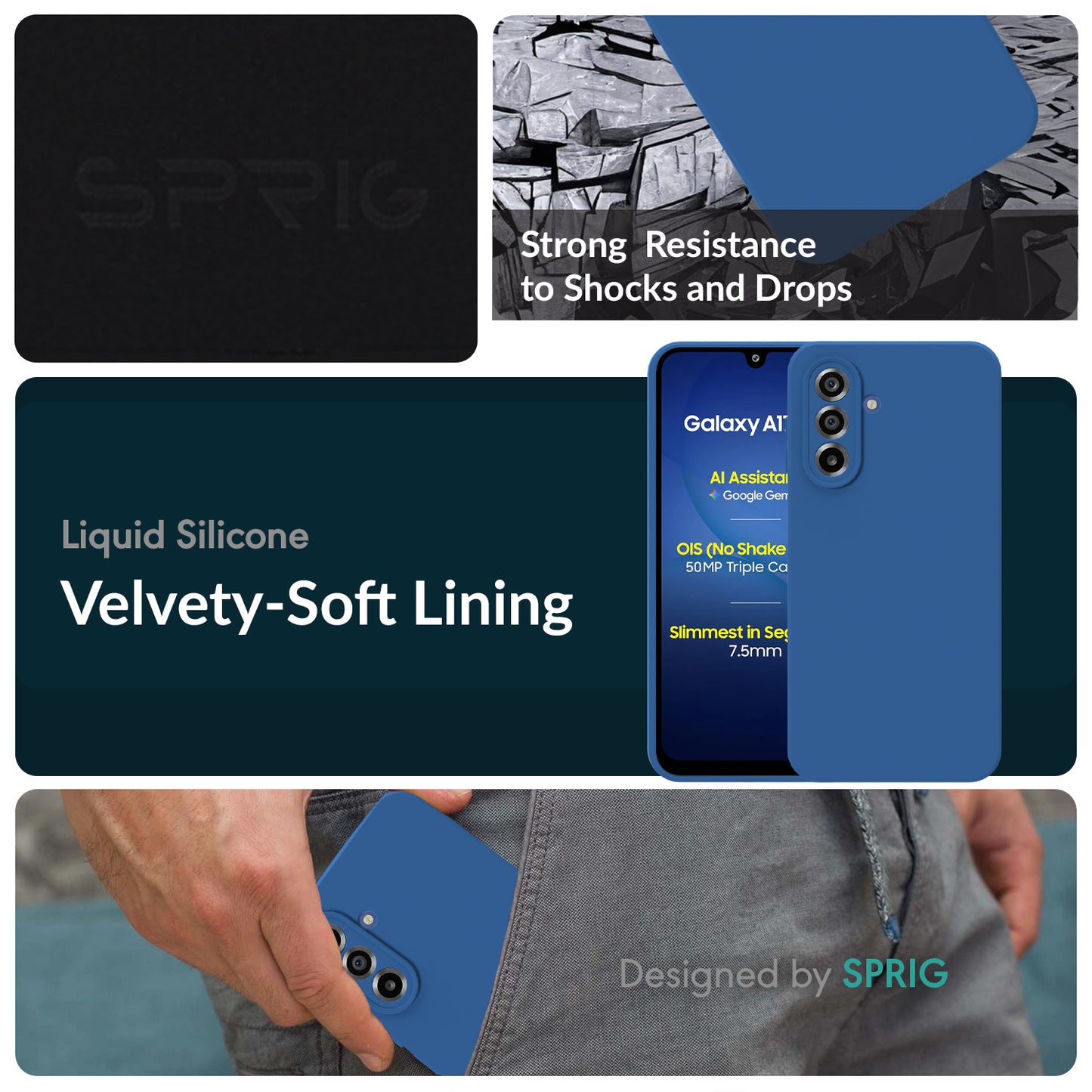 SilkTone (Liquid Silicon)-Navy Blue